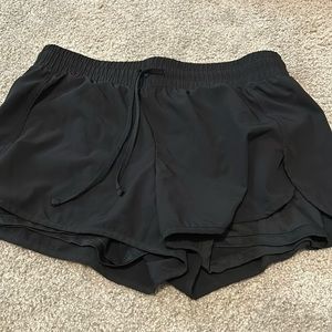 Medium sized black shorts from Sam’s club